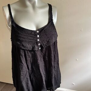 Black Sleeveless Top